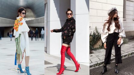 GỢI Ý STREET STYLE CÙNG GIÀY BOOTS CHO MÙA THU-ĐÔNG 2017