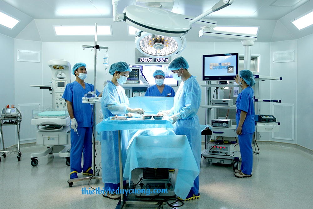 Phòng mổ và các trang thiết bị phòng mổ nội soi