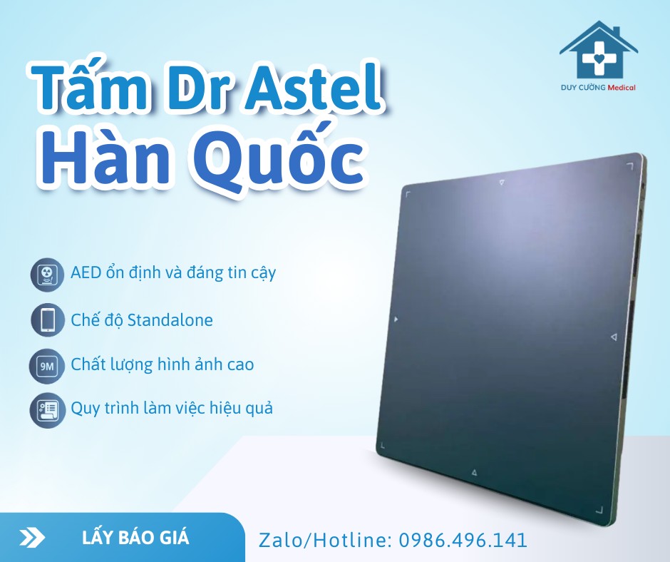 Tấm nhận ảnh DR Hàn Quốc – Giải pháp nâng cấp phòng X-quang hiện đại