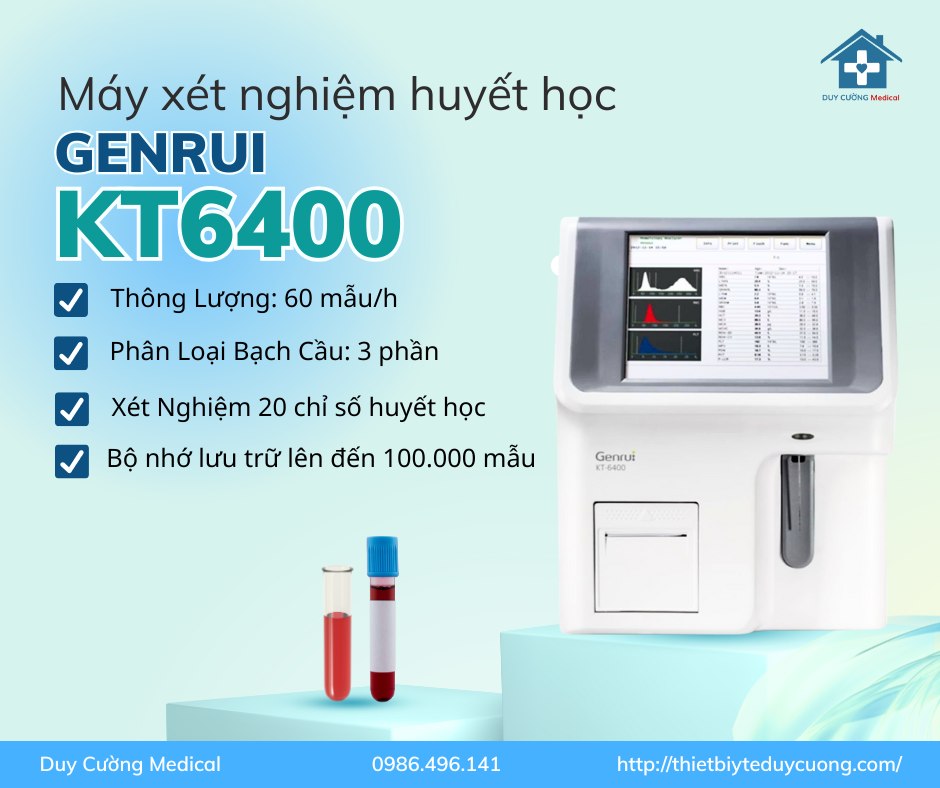 Quy Trình Bảo Dưỡng & Sửa Chữa Máy Xét Nghiệm Huyết Học KT-6400 Chuẩn Nhà Sản Xuất