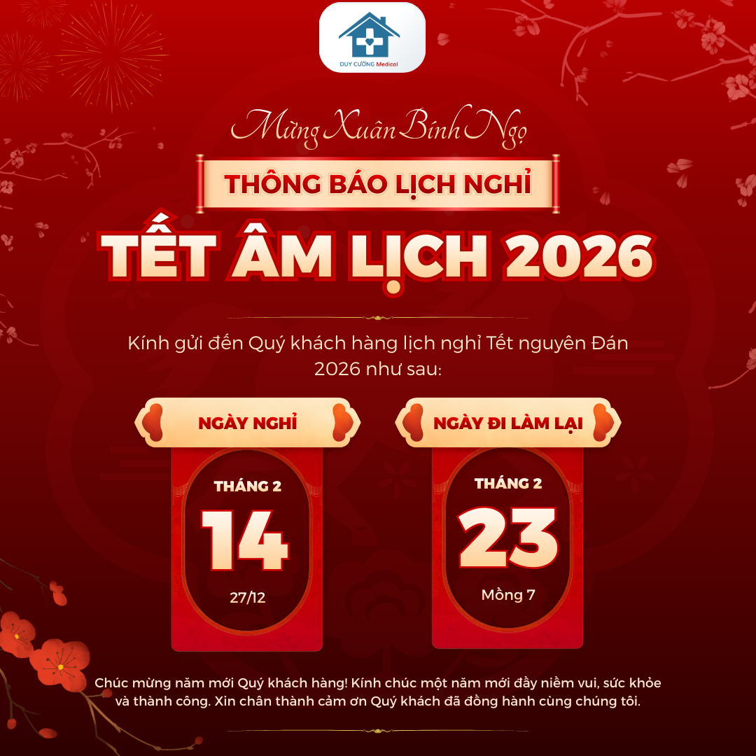 THÔNG BÁO LỊCH NGHỈ TẾT NGUYÊN ĐÁN BÍNH NGỌ 2026