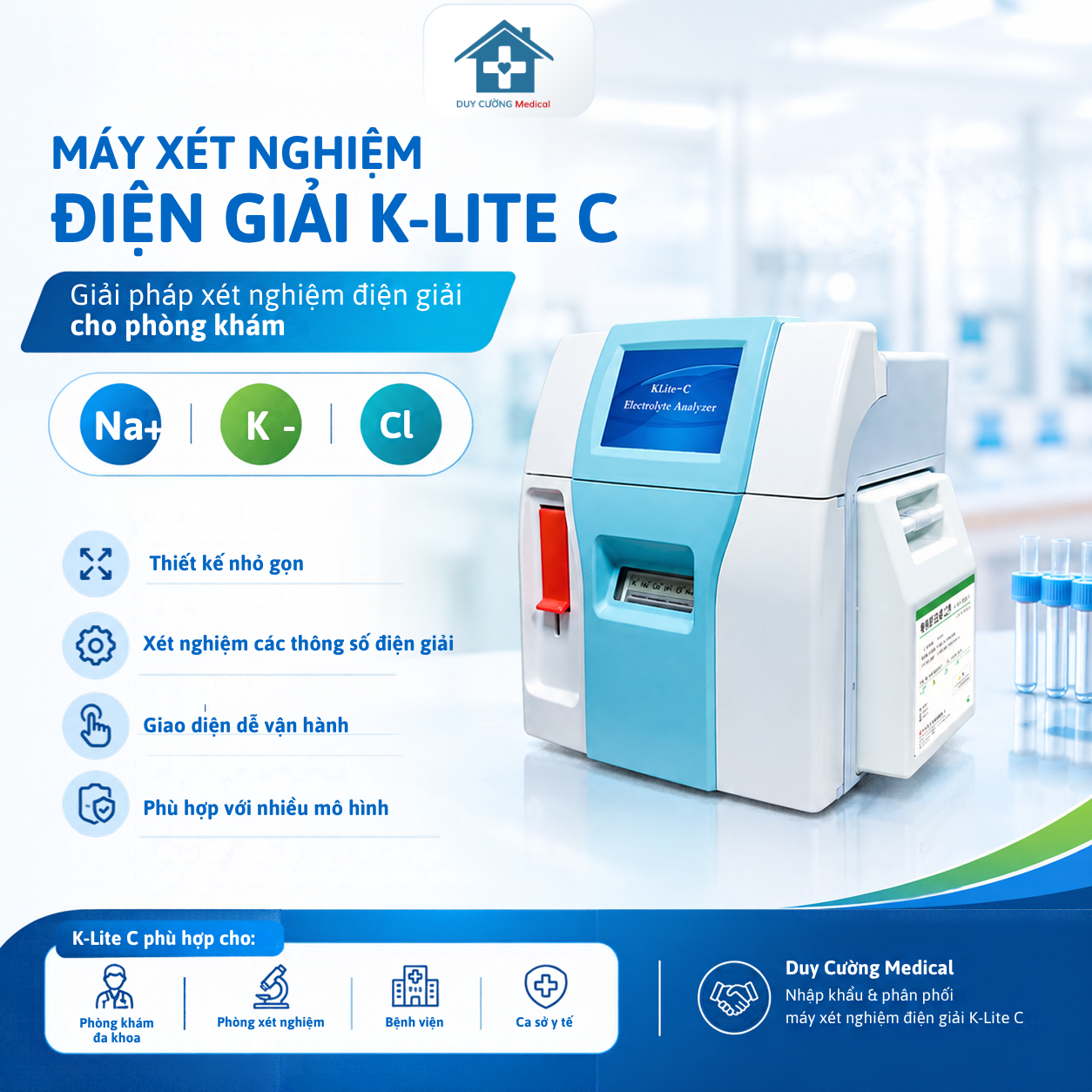 Máy Điện Giải Klite C Có Những Ứng Dụng Gì Trong Xét Nghiệm Lâm Sàng?