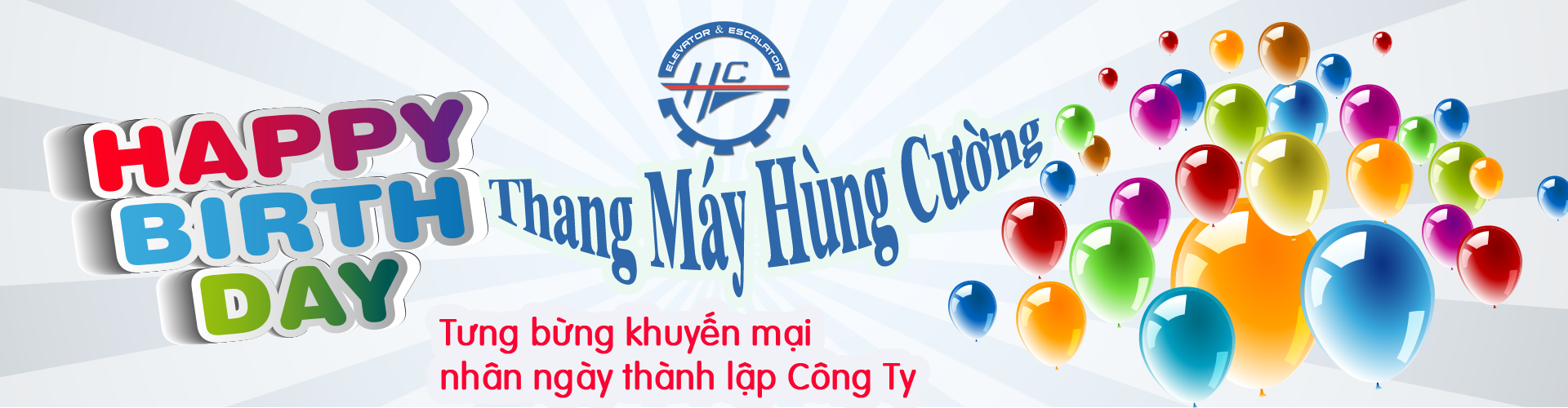 Từng bừng khuyến mại nhân ngày kỉ niệm thành lập công ty