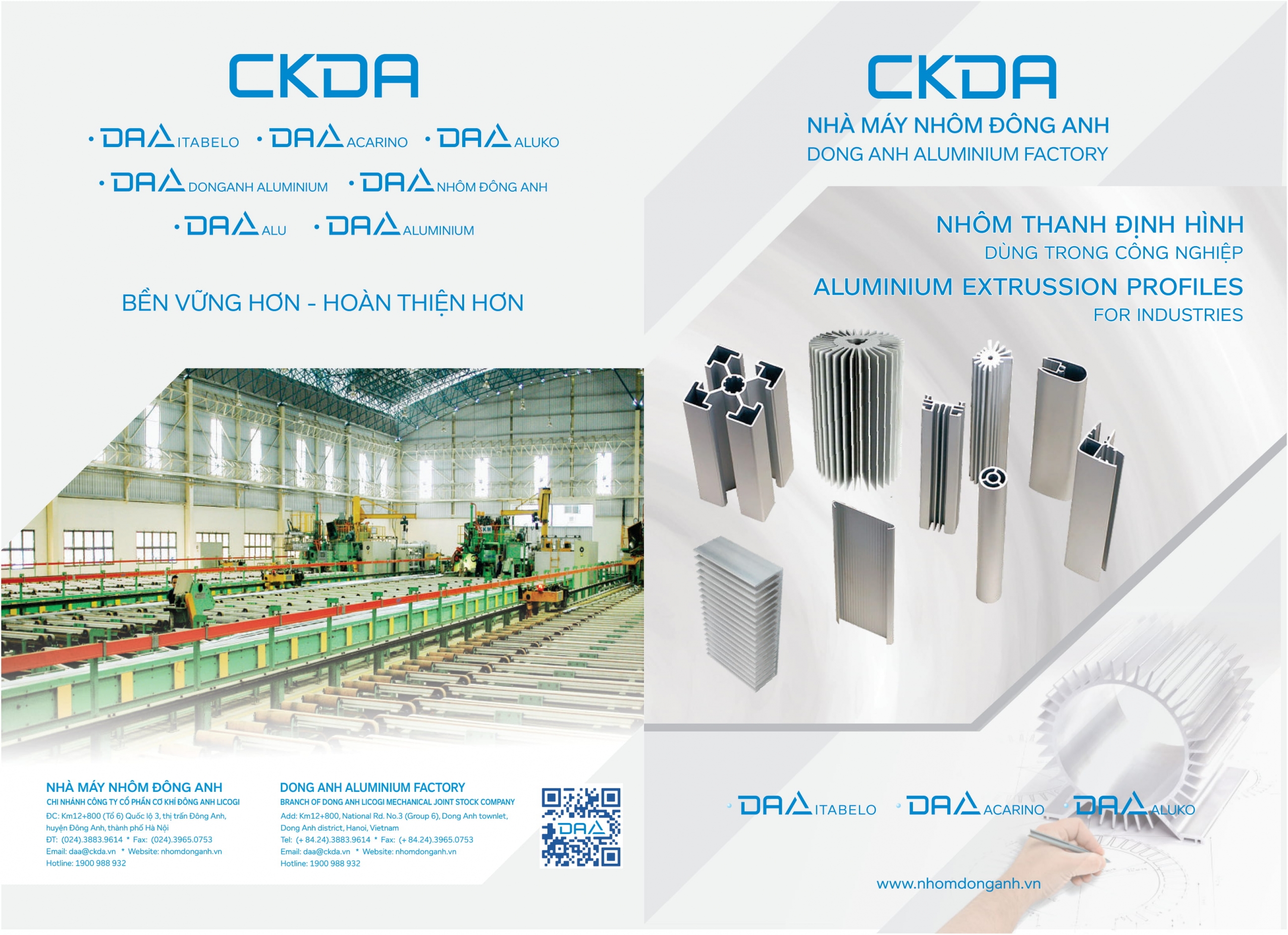 CATALOGUE NHÔM THANH CÔNG NGHIỆP