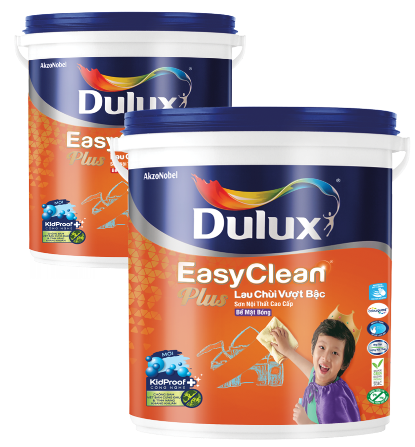 Sơn Dulux lau chùi vượt bậc của mọi gia đình