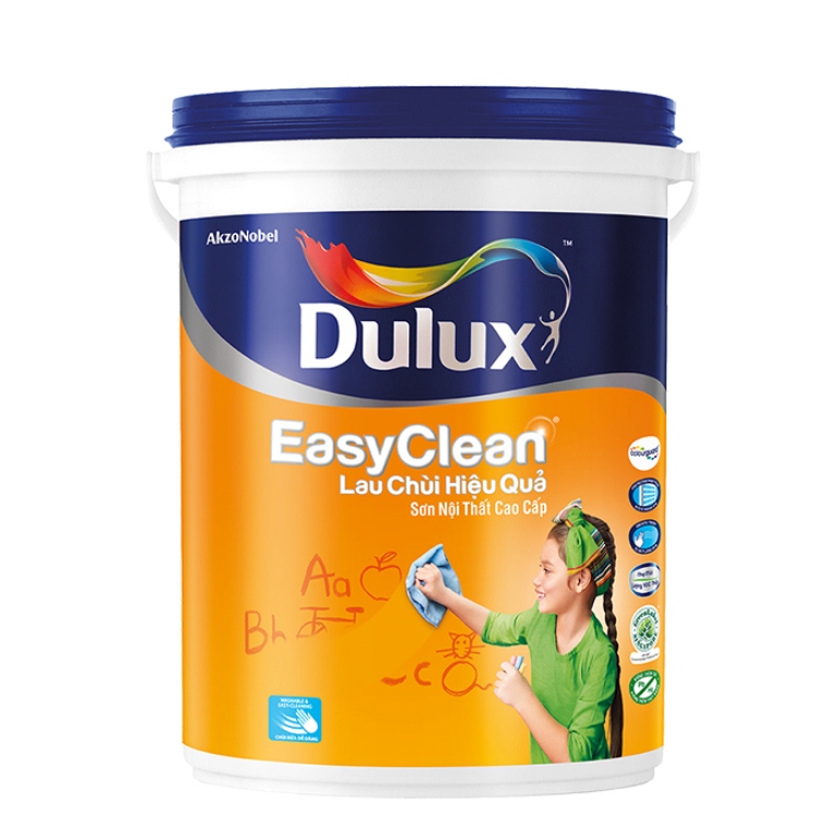 Sơn nước Dulux lau chùi hiệu quả