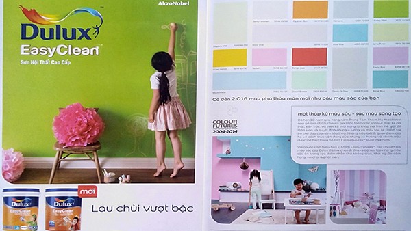 Chi tiết báo giá và bảng màu sơn Dulux lau chùi hiệu quả