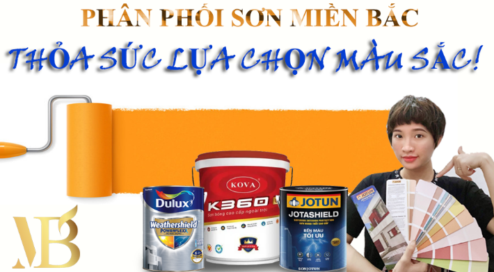 PHỐI MÀU NHÀ MIỄN PHÍ KHI MUA SƠN TƯỜNG TẠI PHÂN PHỐI SƠN MIỀN BẮC