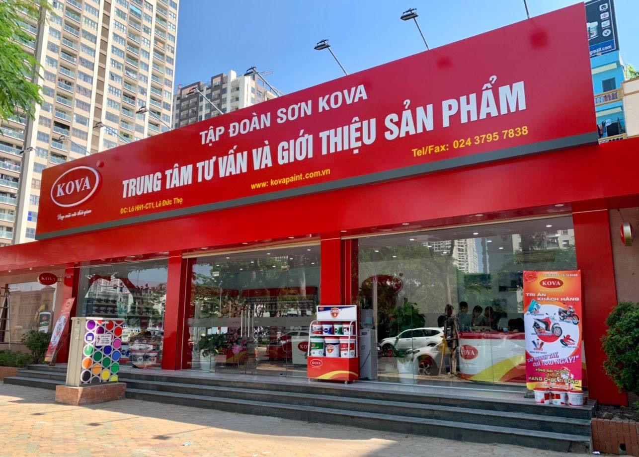 QUY TRÌNH LẤY SƠN KOVA TẠI KHO NHÀ MÁY