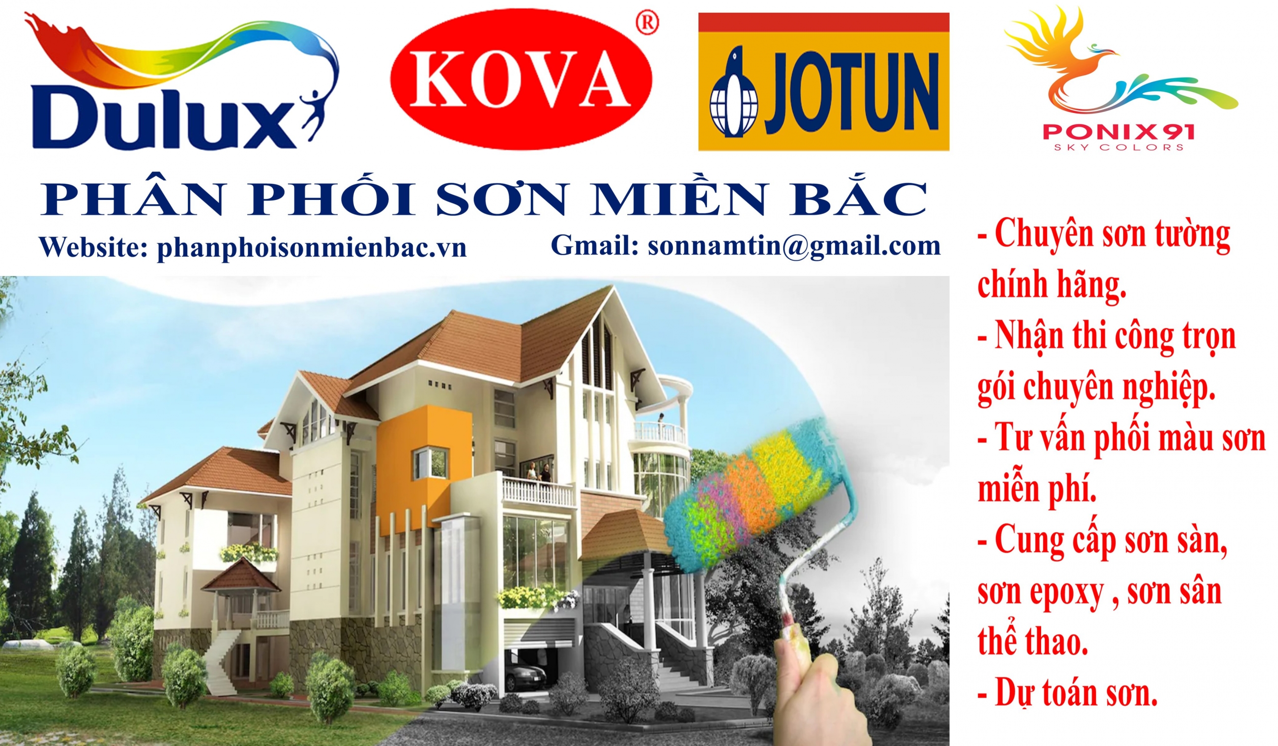 NGUỒN SƠN CHÍNH HÃNG GIÁ CẠNH TRANH TẠI KHU VỰC HÀ NỘI.