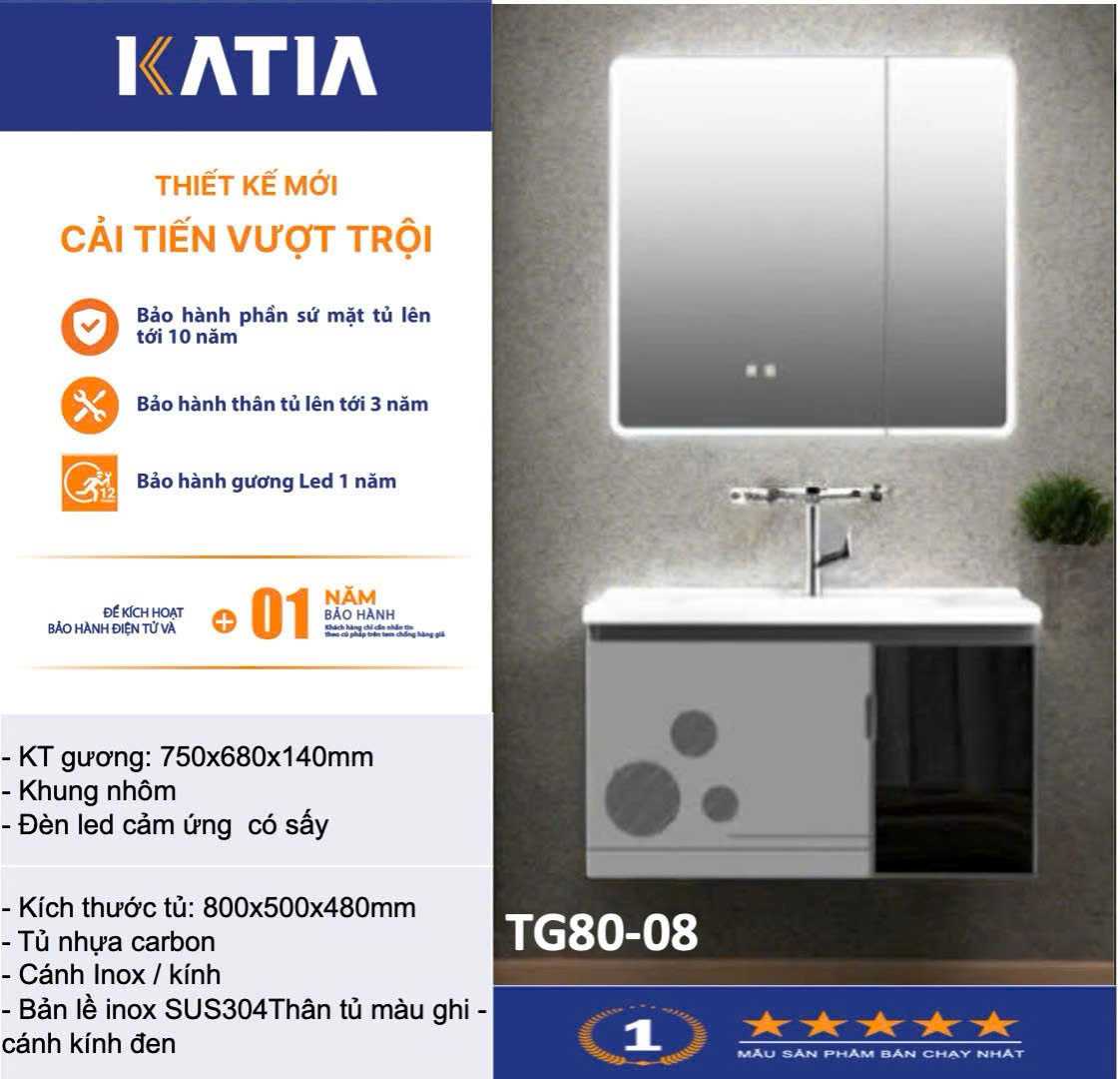 Tủ chậu TG80-08