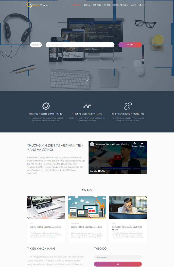 Giao diện landing page web00405