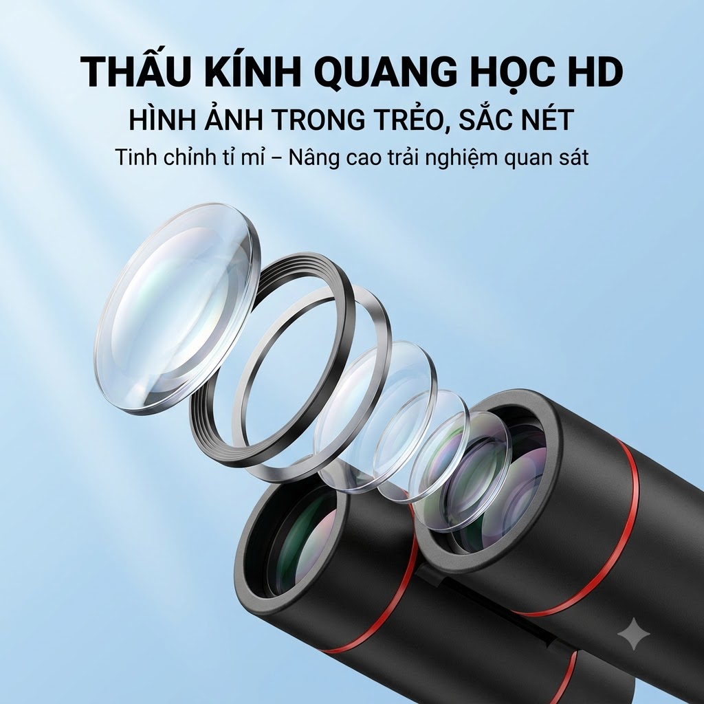 Ống Nhòm Đôi Sakura 30x60, Độ Phóng Đại Cao, Hình Ảnh HD Sắc Nét, Phù Hợp Cho Trẻ Em, Thiết Kế Nhỏ Gọn Dễ Mang Theo, Dùng Để Xem Concert, Biểu Diễn Sâ - ảnh 3