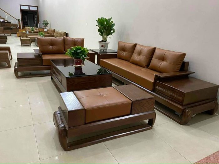 Mẫu sofa phòng khách cao cấp, sang trọng