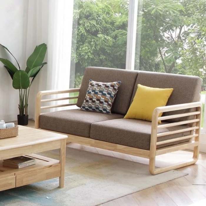 Giá của bộ bàn ghế sofa phòng khách 2 chỗ ngồi tương đối rẻ