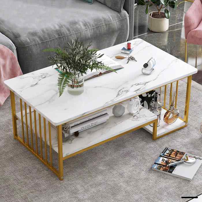 Bàn sofa mặt đá luôn là sản phẩm được rất nhiều người yêu thích