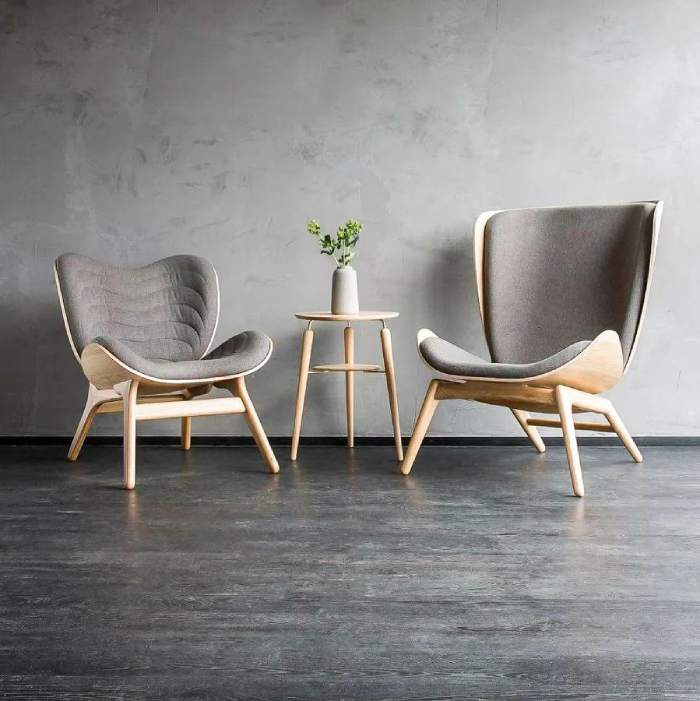 Sofa đơn gỗ sồi thiết kế độc đáo