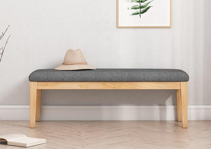 Sofa gỗ đơn nhỏ gọn có thể đặt tại nhiều vị trí không gian khác nhau
