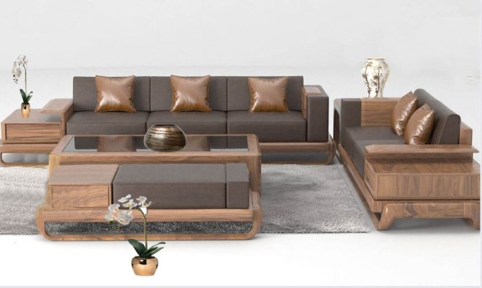Bộ bàn ghế tiếp khách được nhiều gia chủ yêu thích