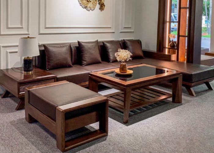Nội thất sofa gỗ tại Mộc Hải Anh mang nét đẹp nền nã, thanh cao