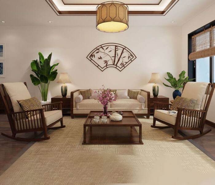 Mẫu sofa nan gỗ mang hơi thở phong cách quý tộc Pháp