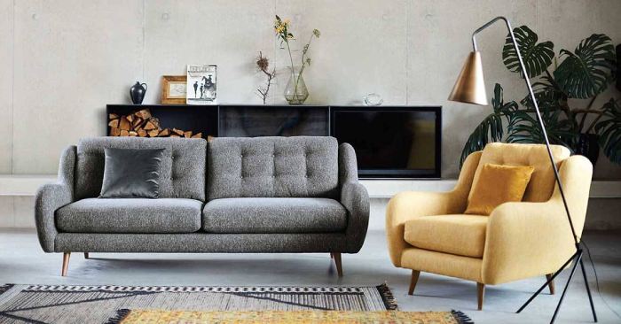 Sofa nỉ Malaysia mang phong cách trẻ trung, hiện đại