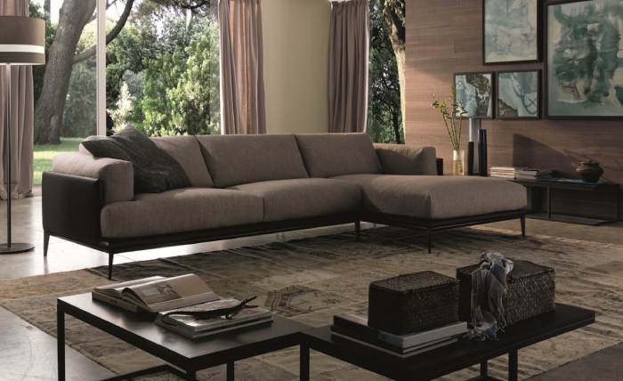 Sofa góc chữ L Edo nhập khẩu Italia