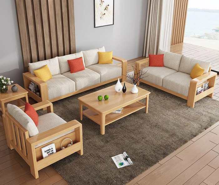 Sofa Drusilla có thiết kế đơn giản với các đường nét bo tròn, mềm mại