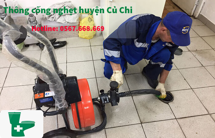 Dịch vụ thông cống nghẹt huyện Củ Chi uy tín giá rẻ - Liên hệ: 0567.668.669