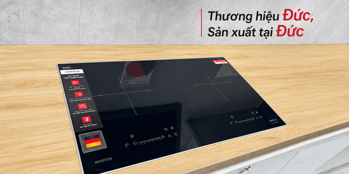 Thương hiệu Hafele của Đức xuất xứ Đức cho bếp từ HC-I7326B