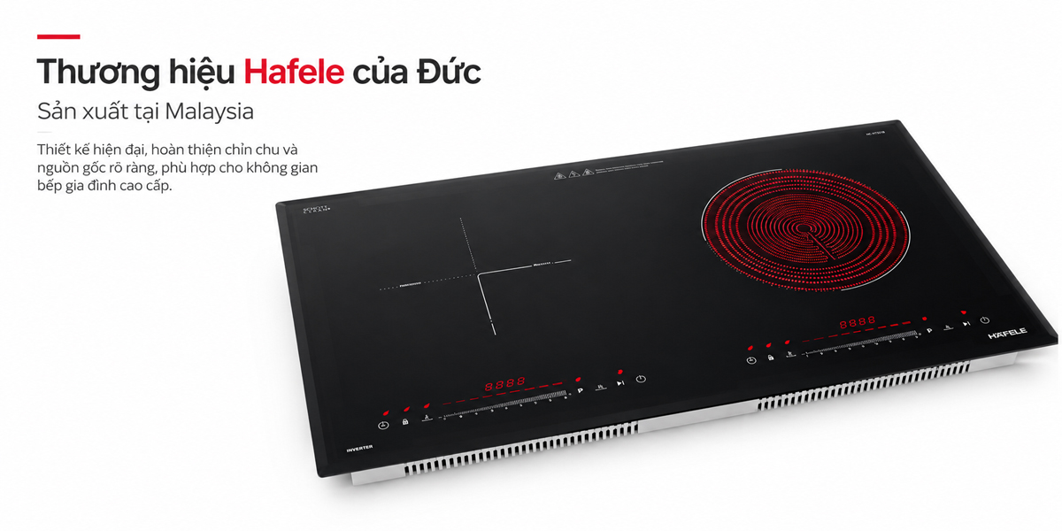 Thương hiệu Hafele của Đức sản xuất tại Malaysia cho bếp HC-H7321B