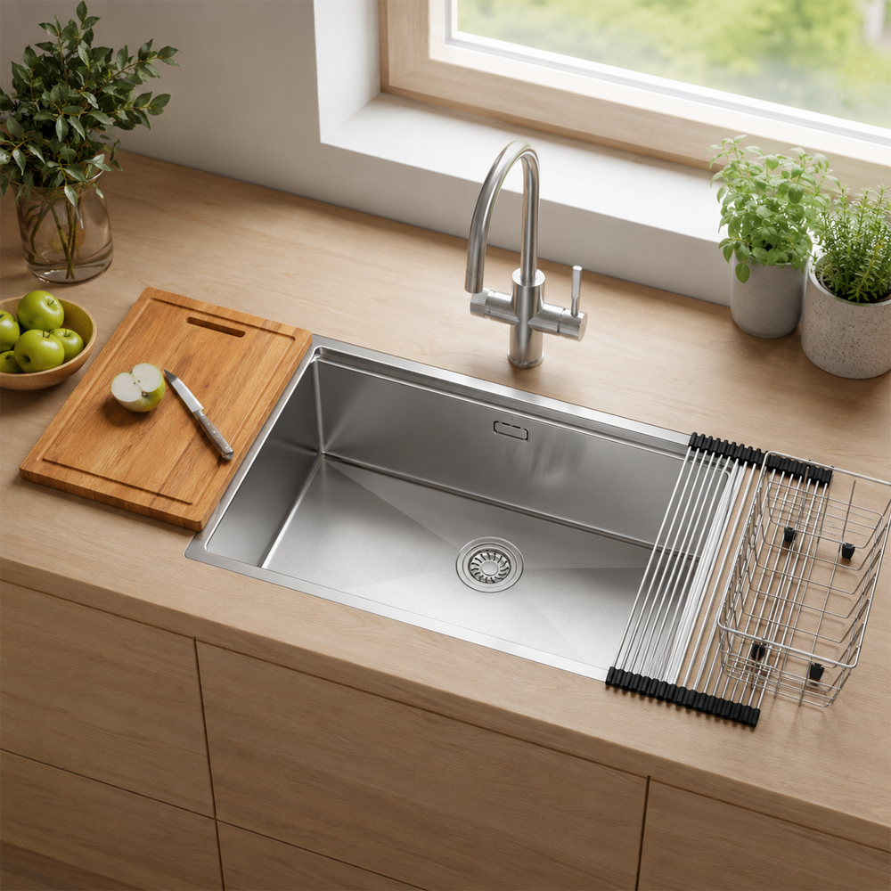 Chậu inox Häfele WS R10 HS24-SSN1S-8644 mã 567.24.477