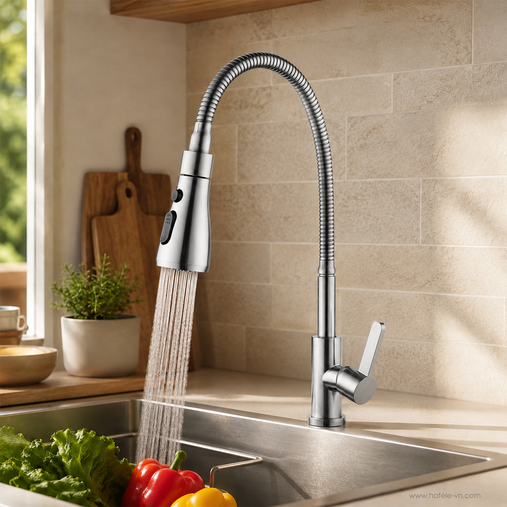 Vòi bếp Häfele nước lạnh DIY Chrome mã 495.50.280