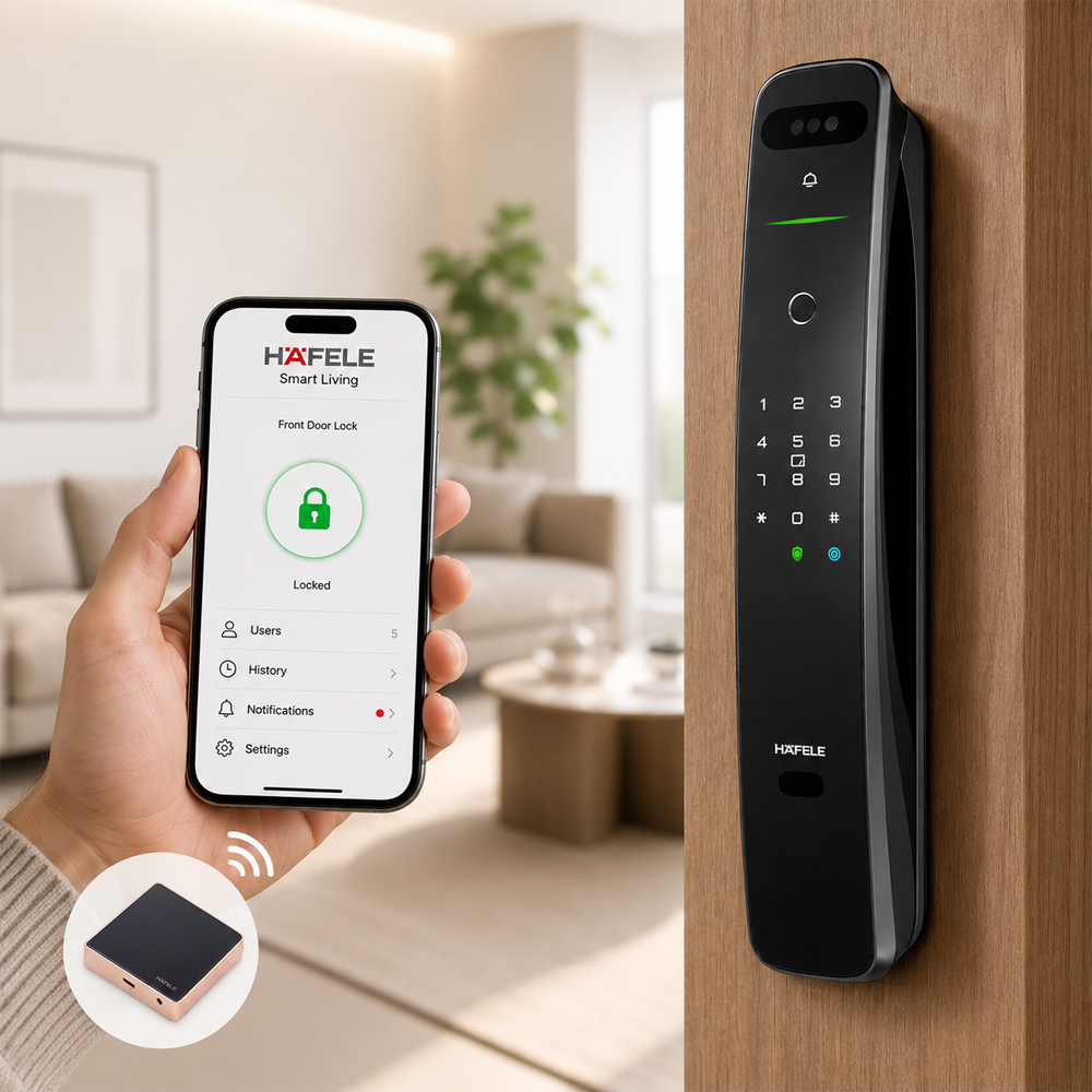 Ứng dụng Häfele Smart Living kết nối Bluetooth với khóa PP9100