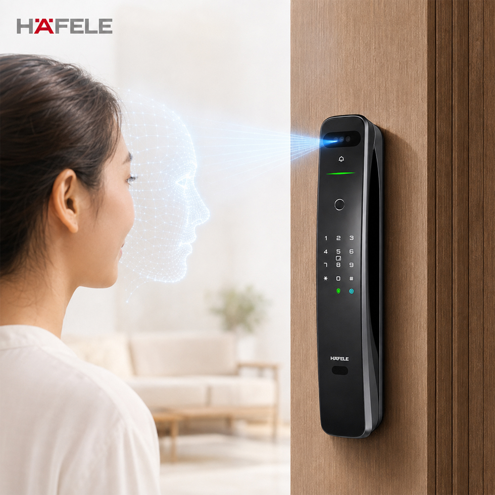 Nhận diện khuôn mặt 3D trên khóa Häfele PP9100 912.20.697