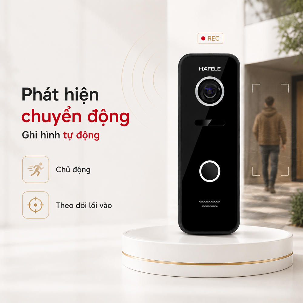 Cảm biến phát hiện chuyển động và ghi hình tự động Häfele SVD-700HD