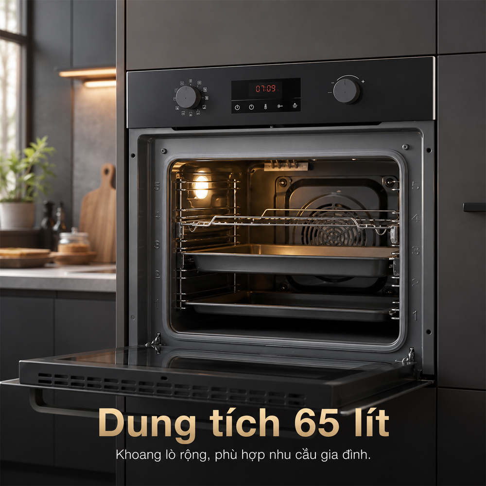 Khoang lò Häfele HO-KT60A9 dung tích 65 lít