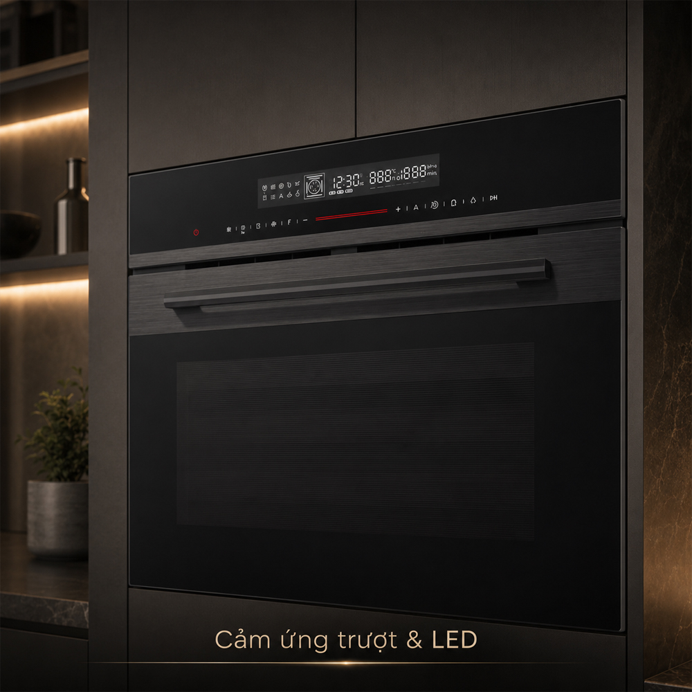 Bảng điều khiển cảm ứng trượt và màn hình LED Häfele HCO-8T50A