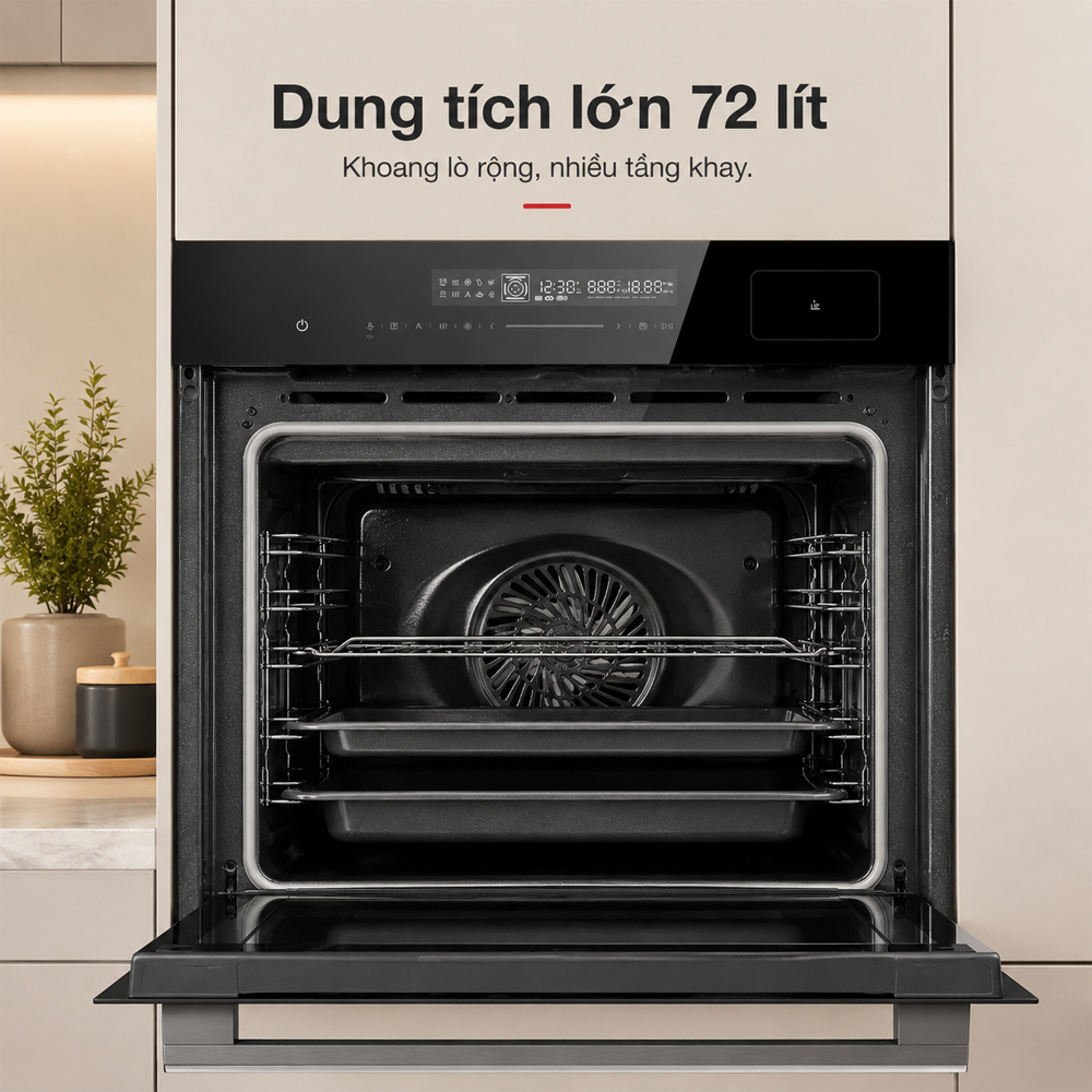 Khoang lò Häfele HSO-8T72A dung tích 72 lít