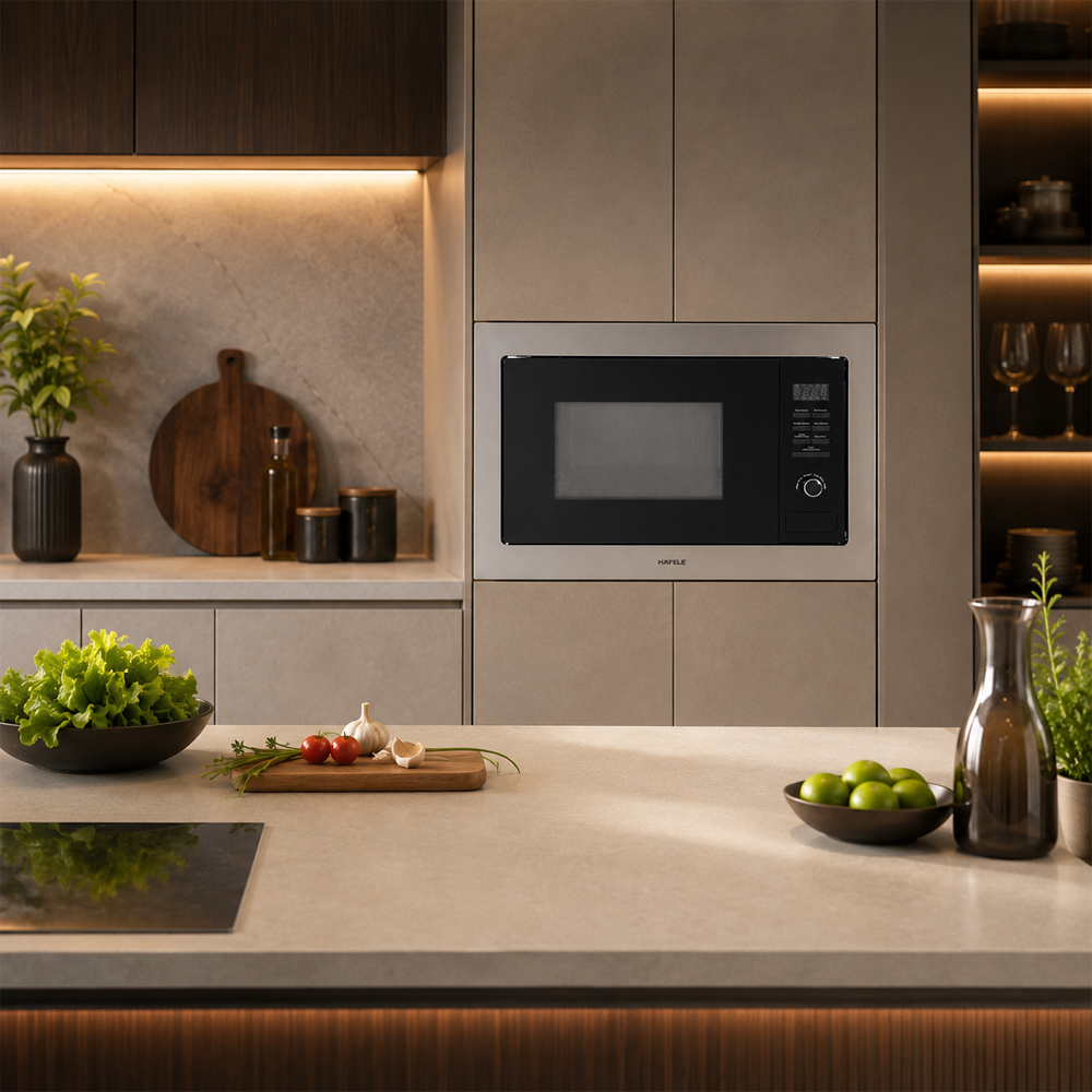 Lò vi sóng kết hợp nướng Häfele HM-B38A lắp âm trong cột tủ thiết bị