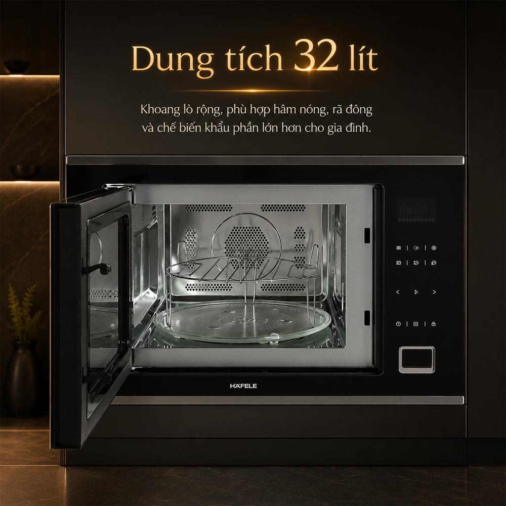 Khoang lò vi sóng Häfele HM-B38C dung tích 32 lít