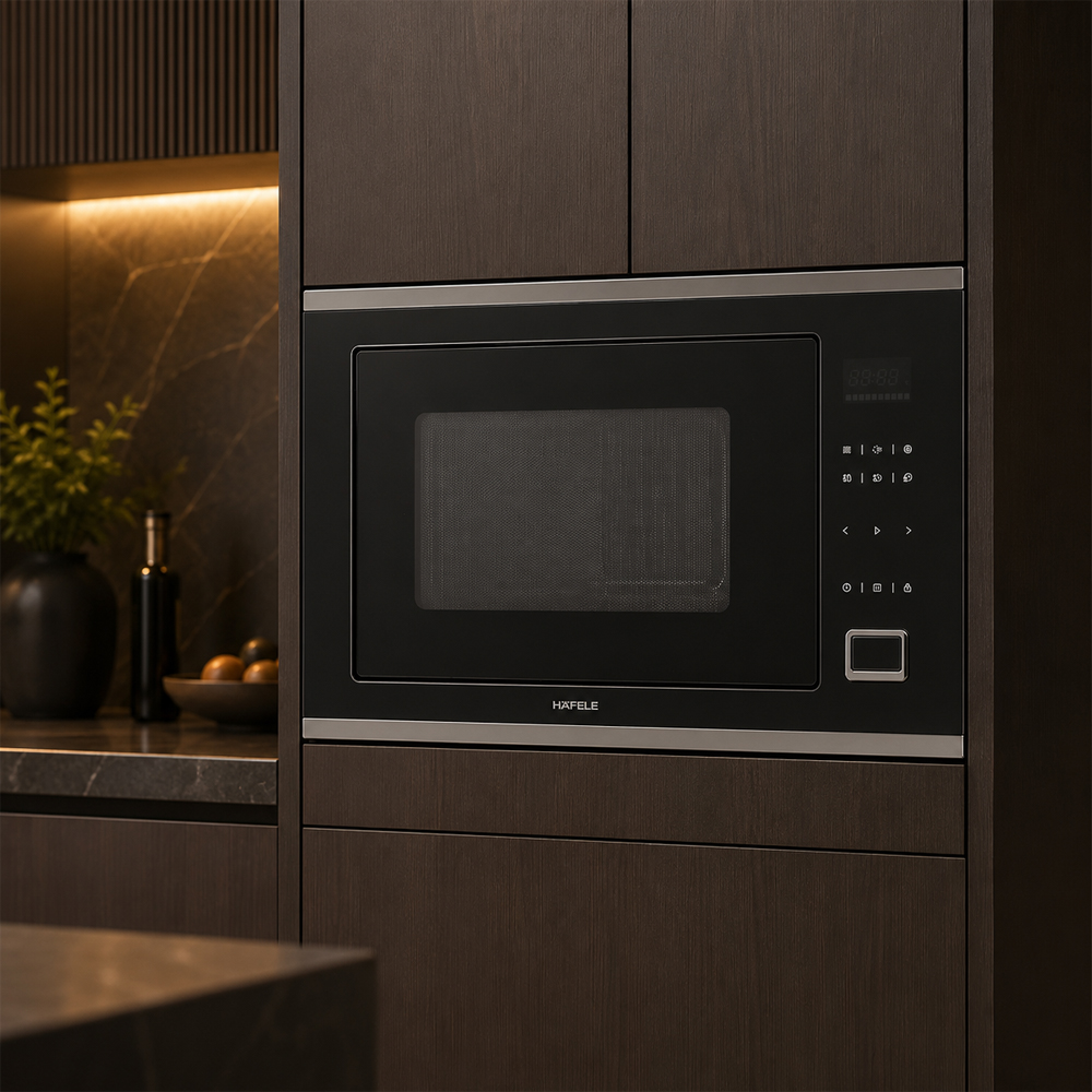 Lò vi sóng nướng đối lưu Häfele HM-B38C trong bếp gia đình đa chức năng