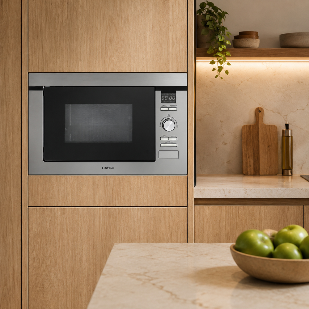 Lò vi sóng kết hợp nướng âm tủ Häfele HM-B38D 25 lít mã 538.31.200