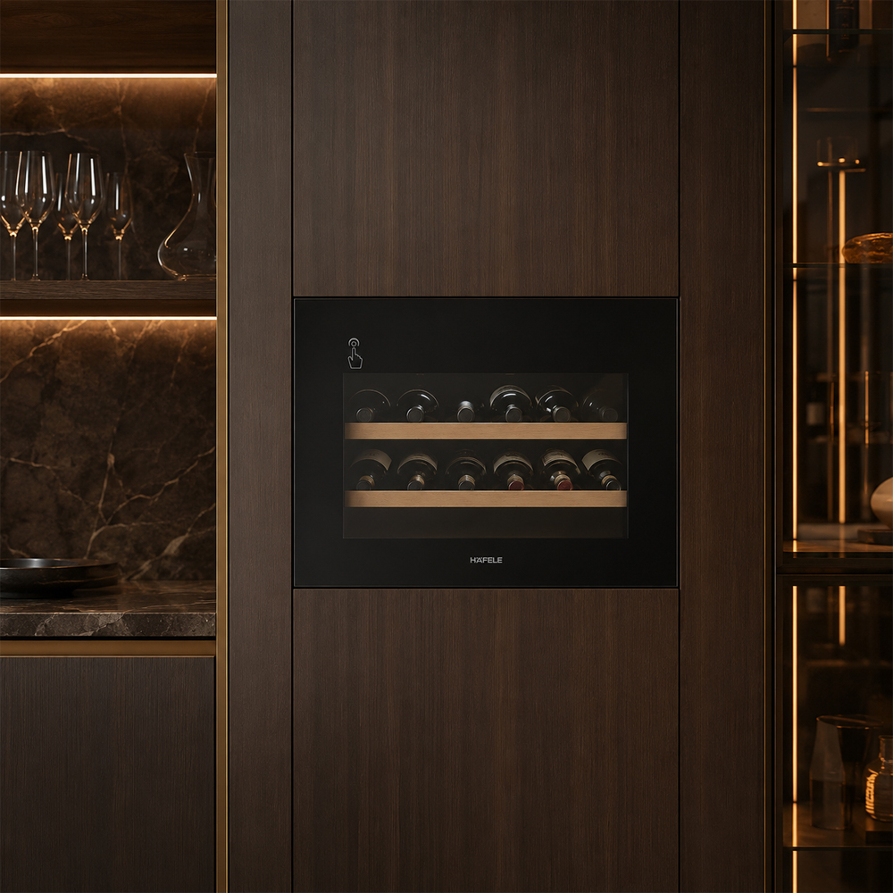 Tủ rượu âm tủ Häfele HW-C62BB mã 533.17.001