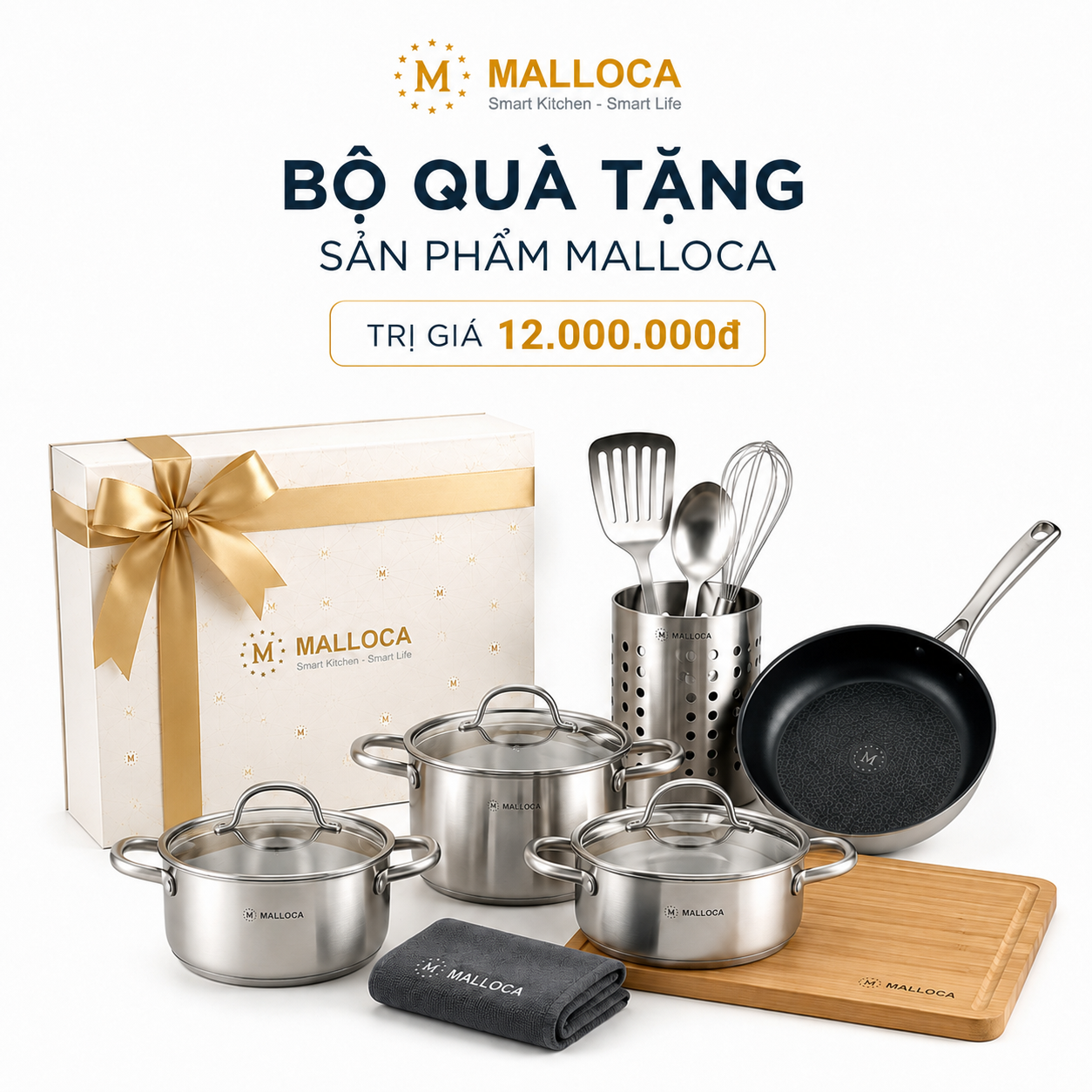 Bộ quà tặng sản phẩm Malloca dành cho Downdraft K900BM