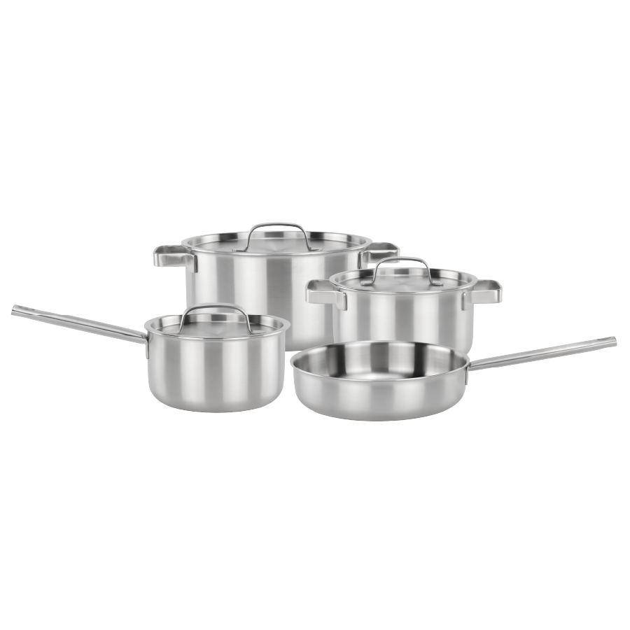 Bộ nồi inox Malloca SA-112 tặng kèm MF428SBI