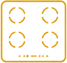 Icon 4 vùng nấu từ độc lập Malloca MI784ITG