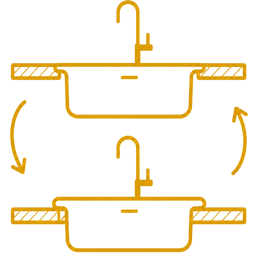 Icon lắp âm hoặc lắp nổi