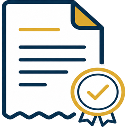 Icon chứng nhận phân phối