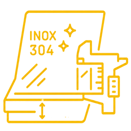 Icon Inox 304 bền bỉ Malloca MS5066W